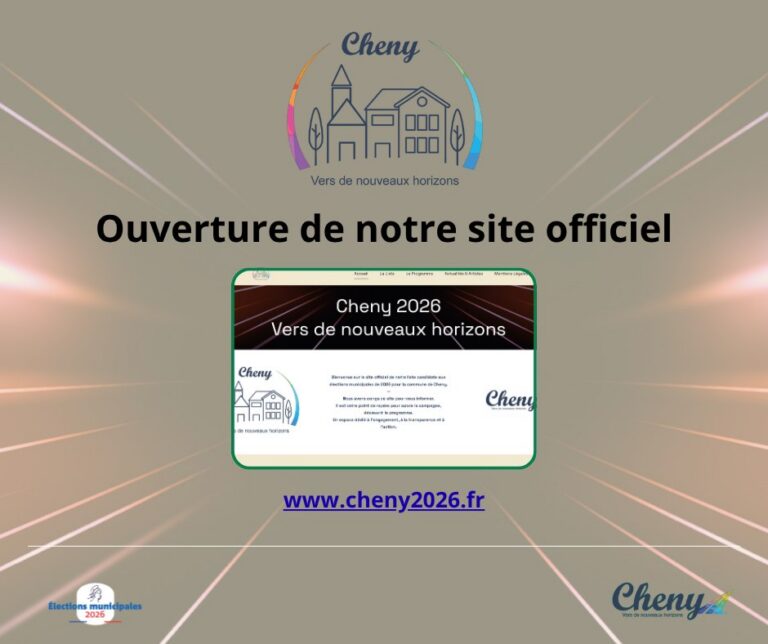 [Facebook] Cheny – Vers de Nouveaux Horizons