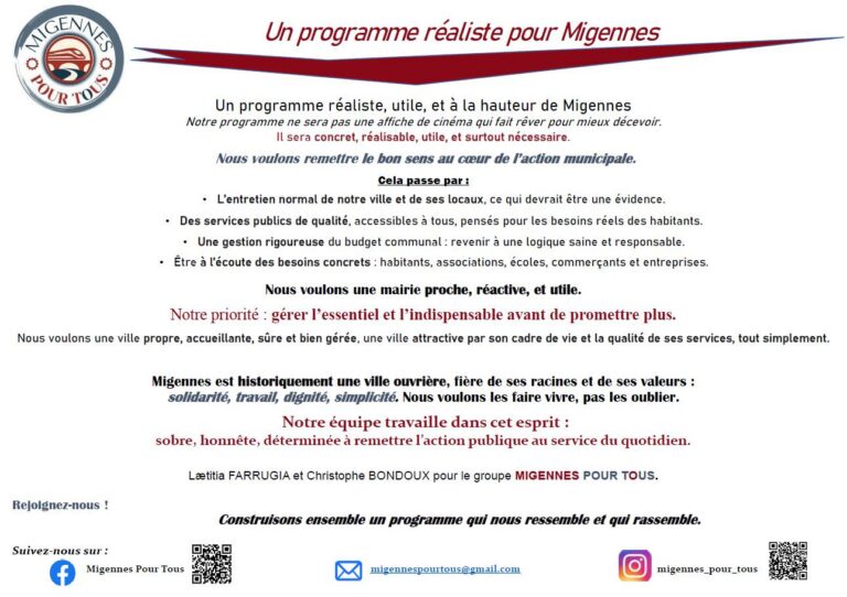 [Facebook] Migennes Pour Tous