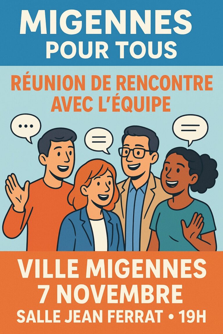 Rencontrons nous…le vendredi 7 novembre 2025
