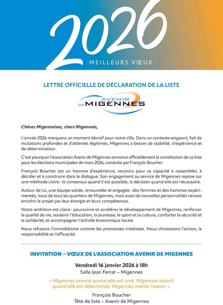 [Facebook] Avenir de Migennes