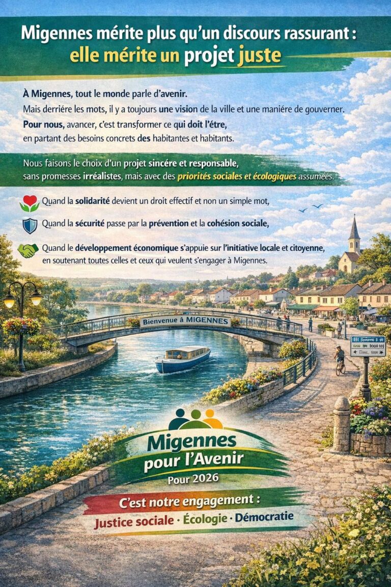 [Facebook] Migennes Unis-es Pour l&rsquo;Avenir