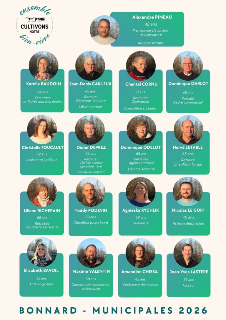 [Facebook] Bonnard – Ensemble, cultivons notre bien-vivre