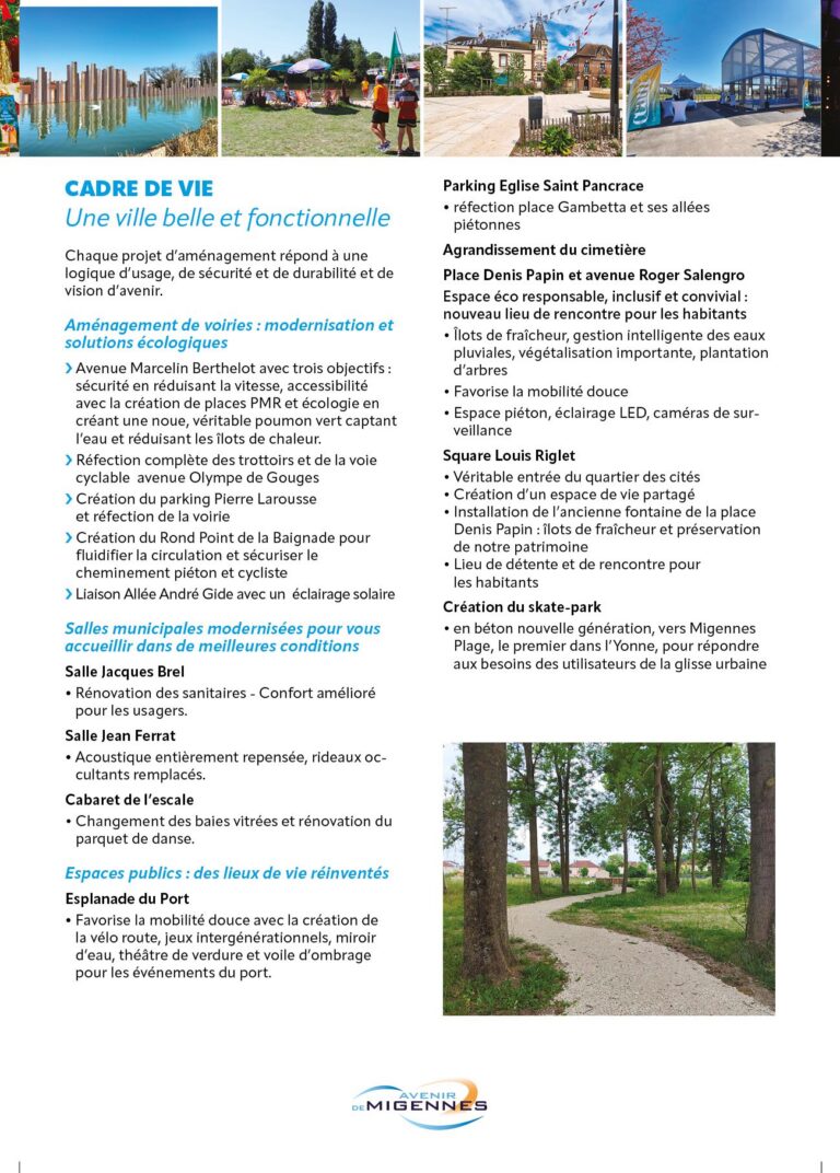 [Facebook] Avenir de Migennes