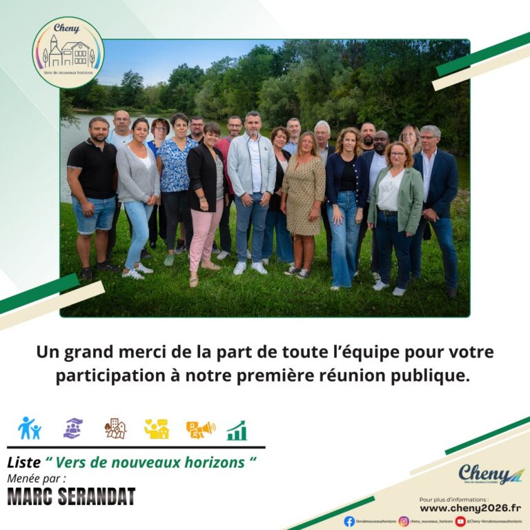 [Facebook] Cheny – Vers de Nouveaux Horizons