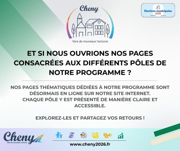 [Facebook] Cheny – Vers de Nouveaux Horizons