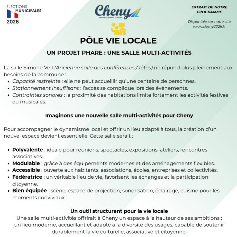 [Facebook] Cheny – Vers de Nouveaux Horizons