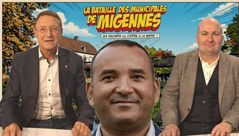 Interview des 3 têtes de liste des élections municipales 2026 à Migennes
