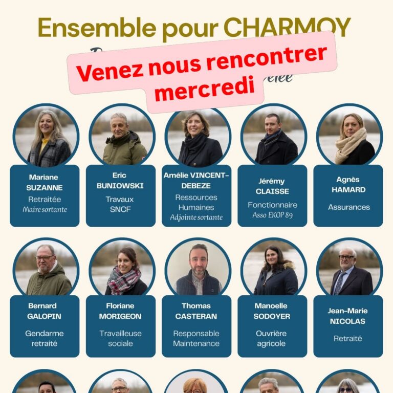 [Facebook] Charmoy – Ensemble pour Charmoy