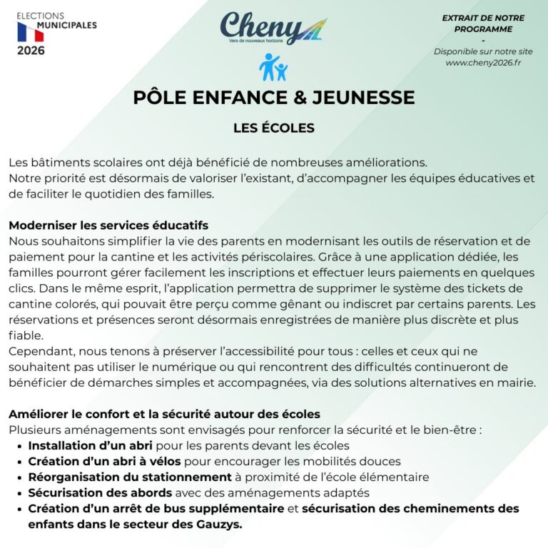 [Facebook] Cheny – Vers de Nouveaux Horizons