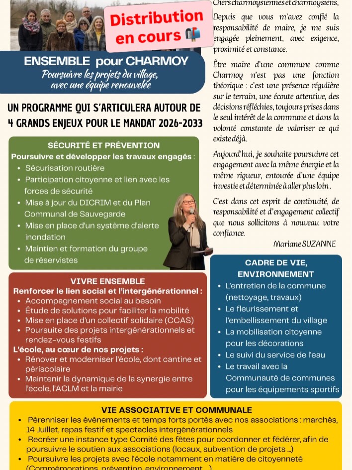 [Facebook] Charmoy – Ensemble pour Charmoy