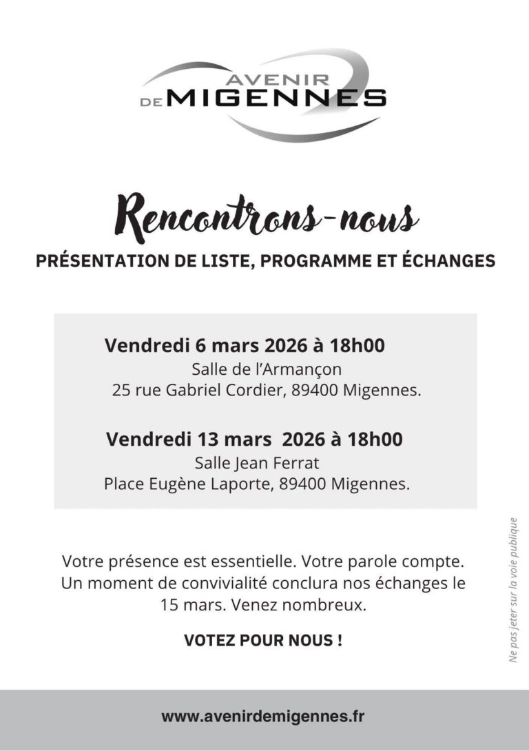 [Facebook] Avenir de Migennes