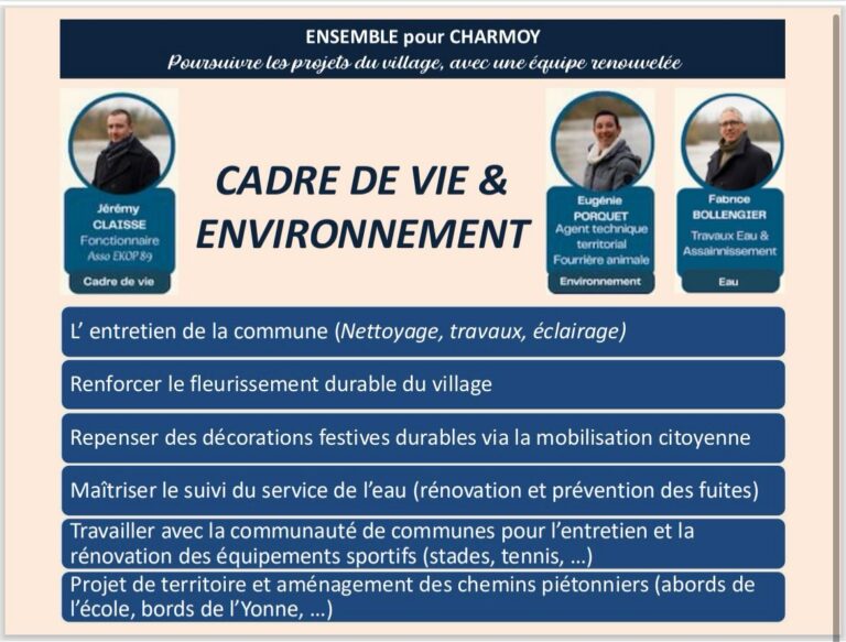 [Facebook] Charmoy – Ensemble pour Charmoy