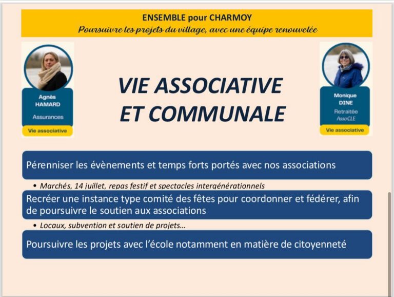 [Facebook] Charmoy – Ensemble pour Charmoy