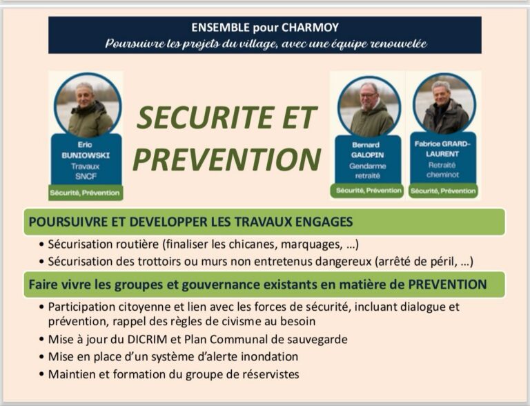 [Facebook] Charmoy – Ensemble pour Charmoy