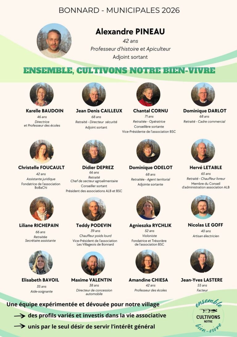 [Facebook] Bonnard – Ensemble, cultivons notre bien-vivre