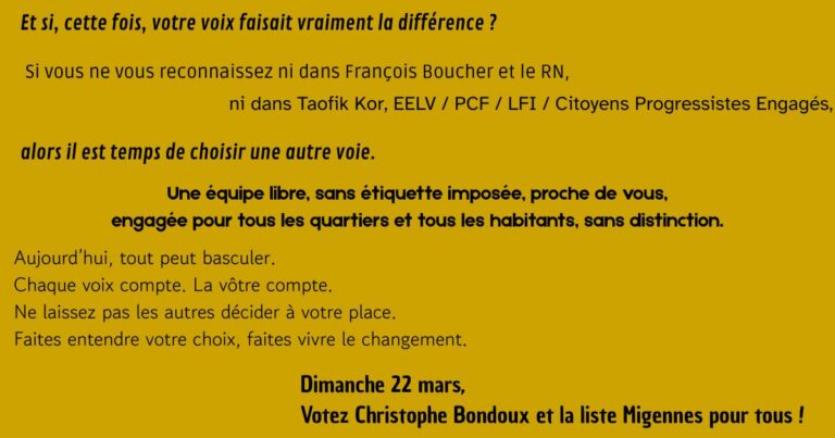 [Facebook] Migennes Pour Tous