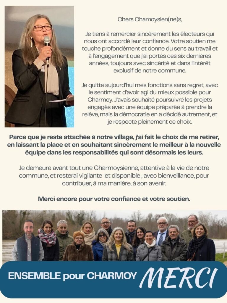 [Facebook] Charmoy – Ensemble pour Charmoy